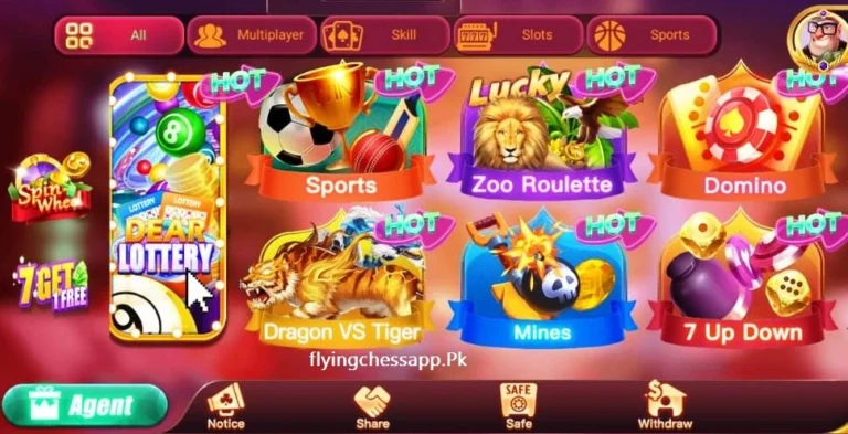 Games in Flying Chess